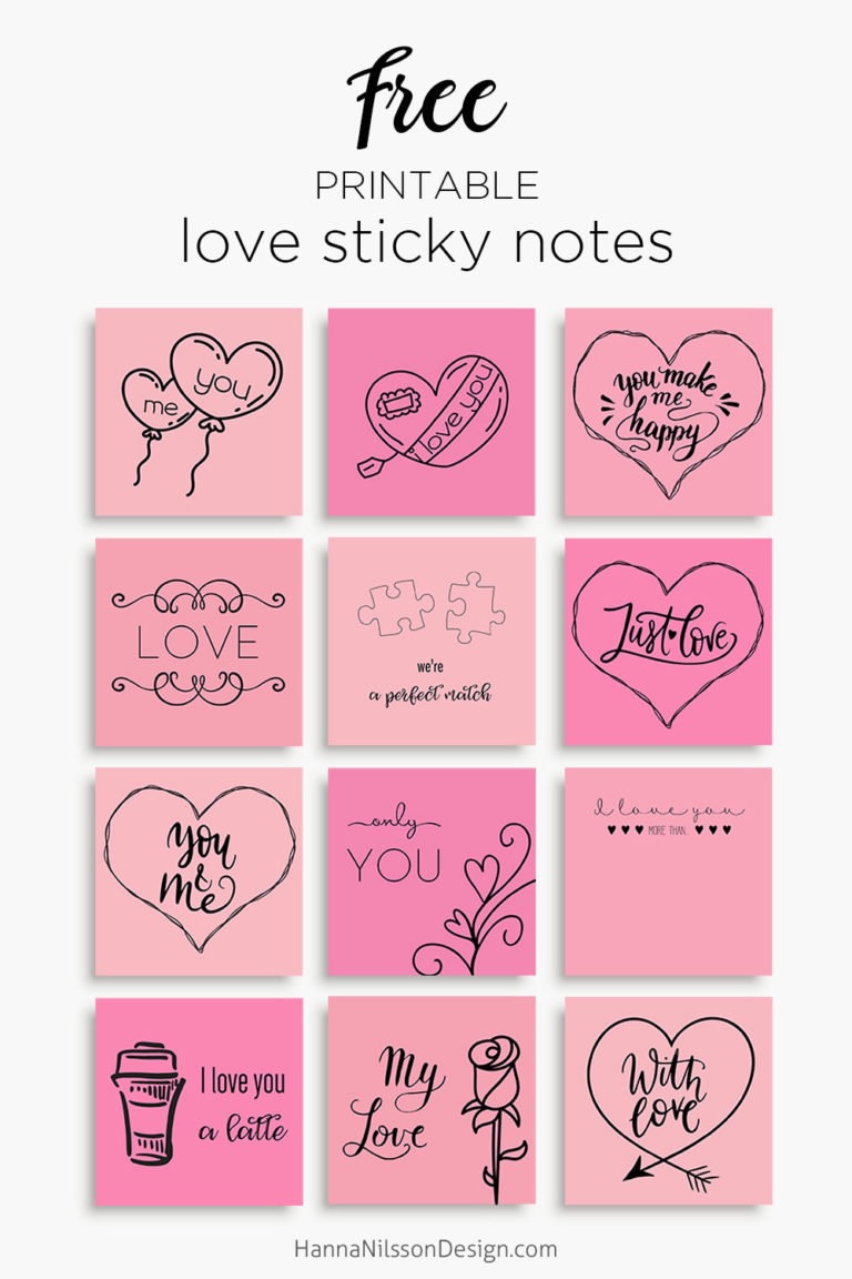 valentine's day post it notes ideas